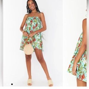 Show me your mumu Angel Mini Dress in Spicy Peppers